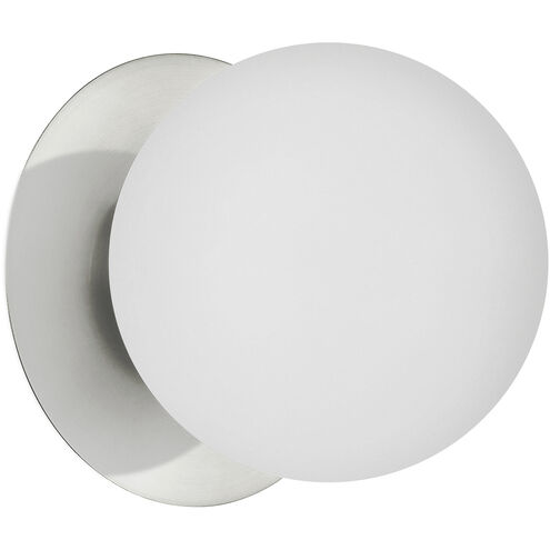 Burlat 1 Light 6 inch Polished Chrome with White Decorative Wall Sconce Wall Light
