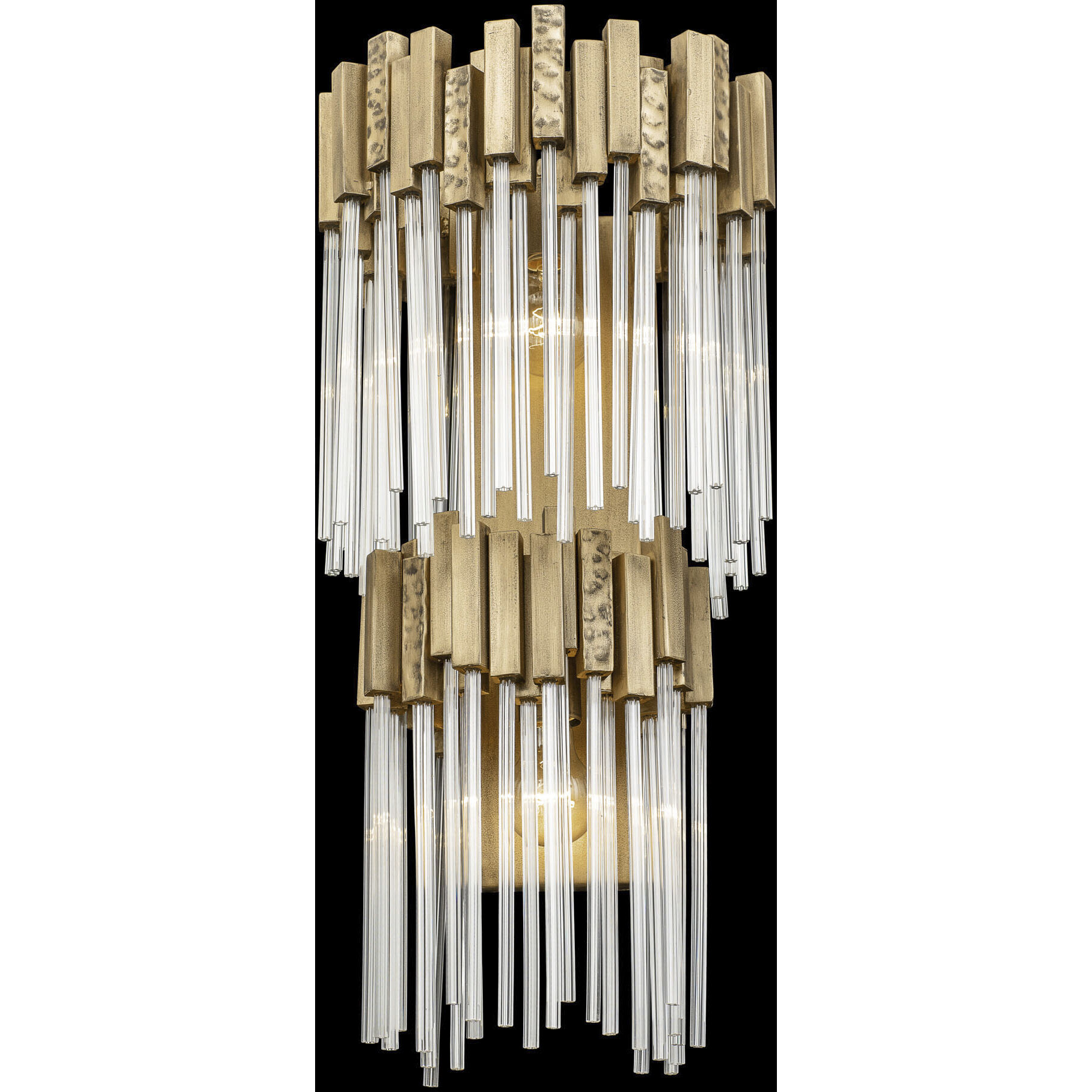 Matrix 2 Light 12.5 inch Havana Gold Wall Sconce Wall Light