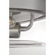 Rhett 2 Light 12 inch Brushed Nickel Flush Mount Ceiling Light in Incandescent