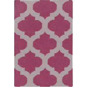 Frontier 36 X 24 inch Dark Purple, Medium Gray Rug