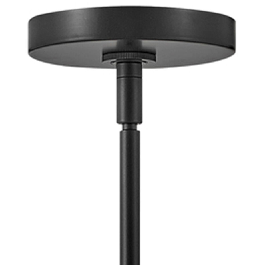 Millie LED 15.75 inch Black Pendant Ceiling Light, Semi-Flush Mount