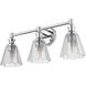 Auden 3 Light 23.75 inch Chrome Bath Vanity Wall Light