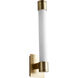 Zenith LED 4 inch Aged Brass Sconce Wall Light