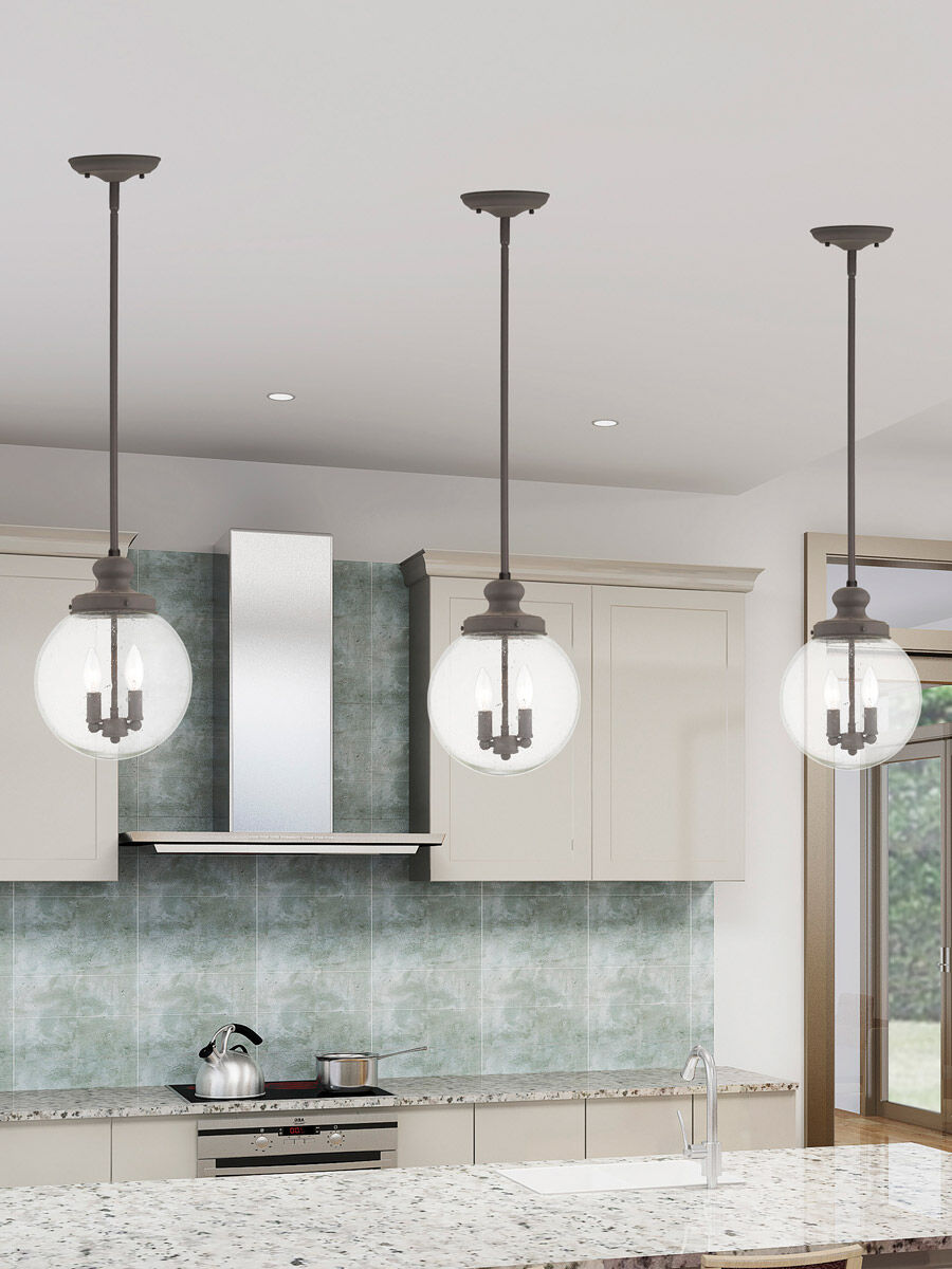 Northampton 2 Light 10 inch Bronze Pendant Ceiling Light