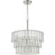 Museo 9 Light 6.25 inch Brushed Polished Nickel Pendant Ceiling Light