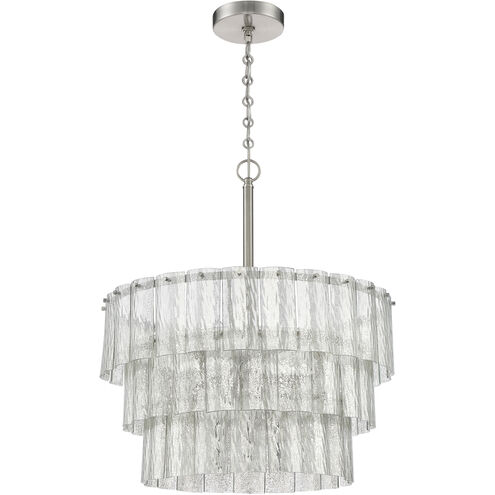 Museo 9 Light 6.25 inch Brushed Polished Nickel Pendant Ceiling Light