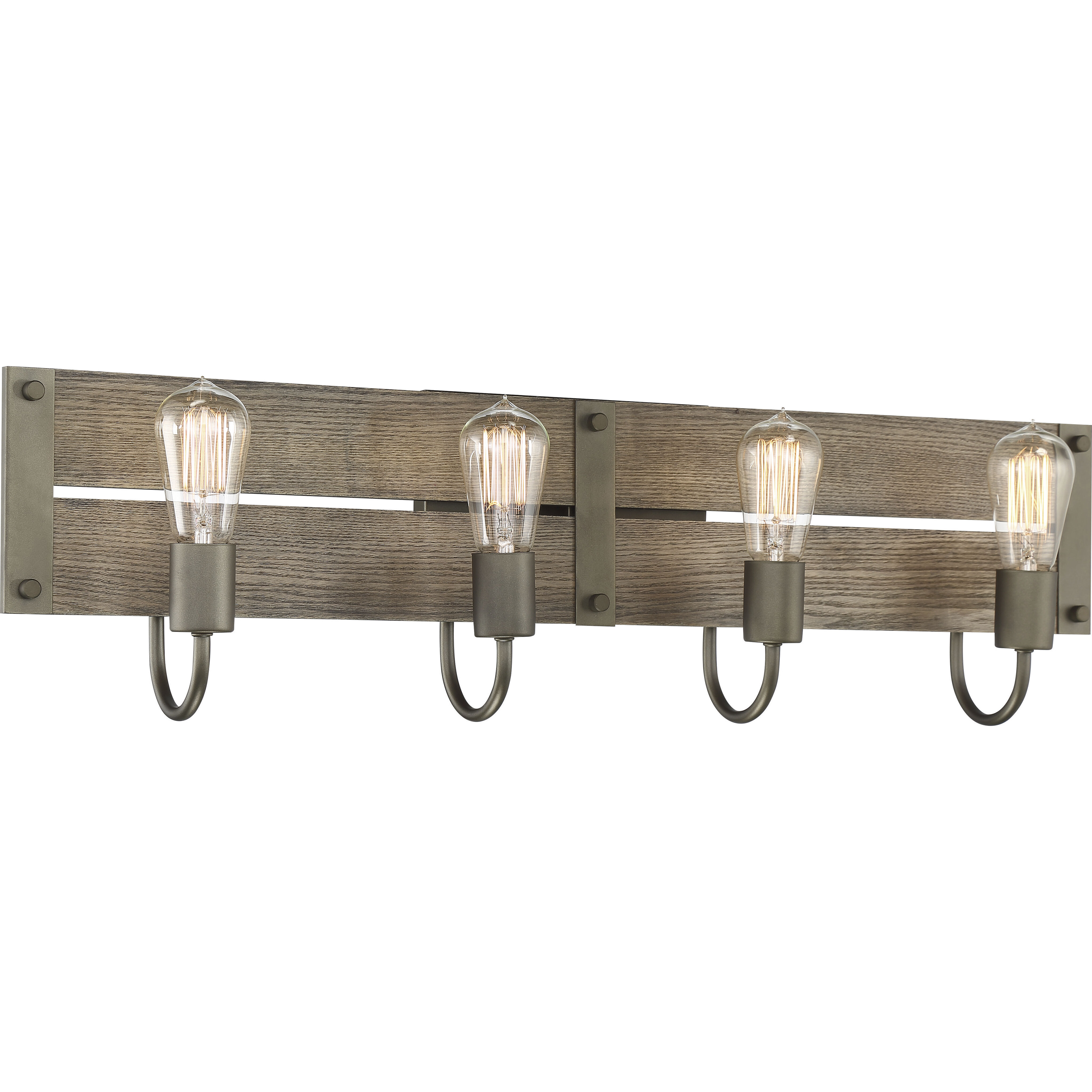 Winchester 4 Light 32.13 inch Bronze Vanity Light Wall Light
