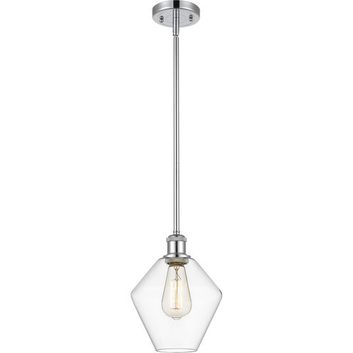 Ballston Cindyrella 1 Light 8 inch Polished Chrome Mini Pendant Ceiling Light in Incandescent, Clear Glass
