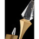 Beyond Plumeria LED 10 inch Aged Brass ADA Wall Sconce Wall Light