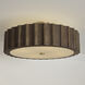 Cody 4 Light 20 inch Matte Brass Semi-Flush Mount Ceiling Light