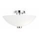 Colleen 1 Light 13.75 inch Polished Chrome Semi-Flush Mount Ceiling Light