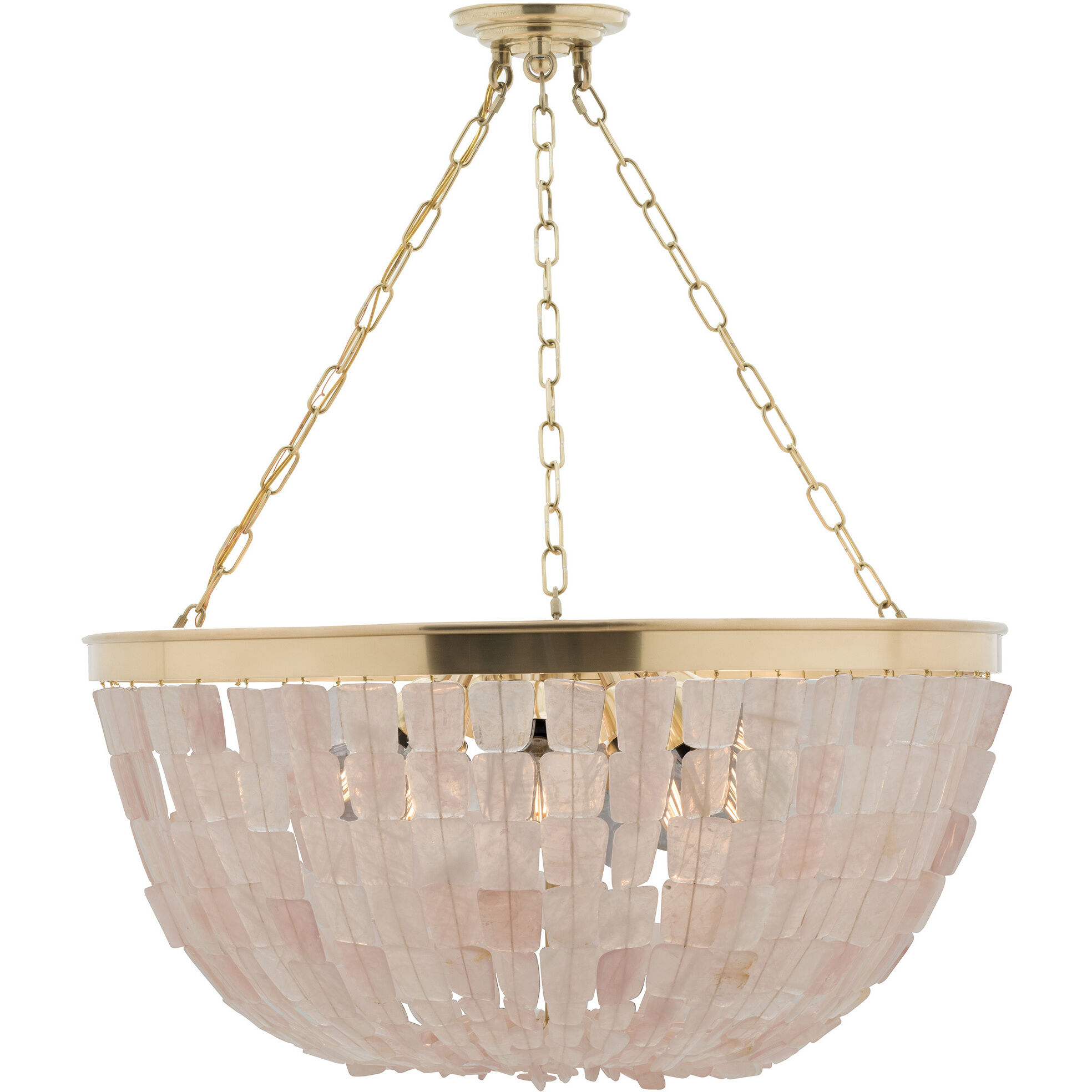 Flotsam 8 Light Brass Pendant Ceiling Light