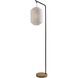Keanu 64.5 inch 100 watt Black Floor Lamp Portable Light