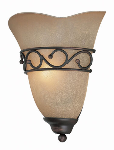 Rosina 1 Light 9 inch Dark Bronze Wall Sconce Wall Light