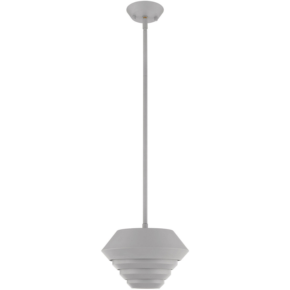 Amsterdam 1 Light 10 inch Nordic Gray Mini Pendant Ceiling Light