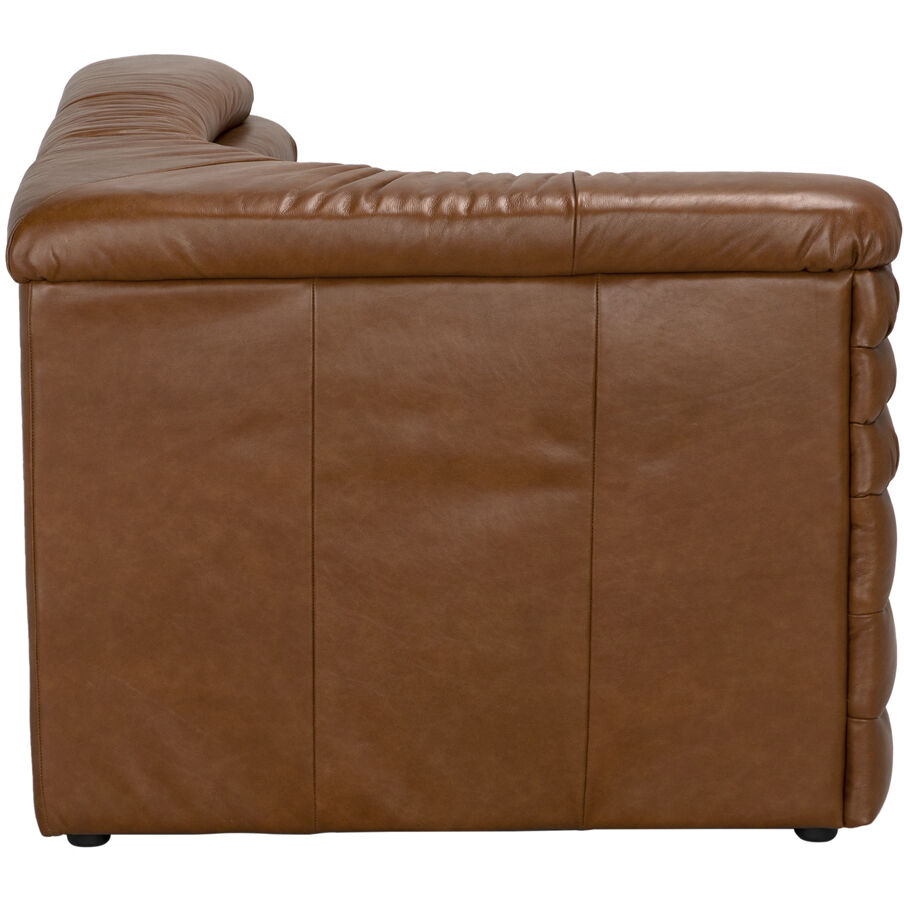 Bandera Roche Tan Modular Sofa, Left Corner