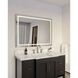 Seneca 48 X 36 inch Sandblasted Merc Edge Wall Mirror
