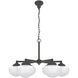 Saddle Creek 6 Light 30 inch Noble Bronze Chandelier Ceiling Light