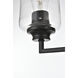 Ronnie 2 Light 14 inch Black Bath Sconce Wall Light