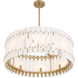 Bardon 8 Light 28.25 inch Celeste Brass Pendant Ceiling Light