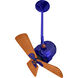 Matthews Gerbar Bianca Direcional 16 inch Safira with Solid Mahogany Wood Blades Directional Ceiling Fan