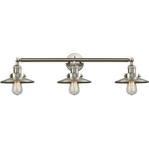 Franklin Restoration Railroad 3 Light 32.00 inch Bathroom Vanity Light