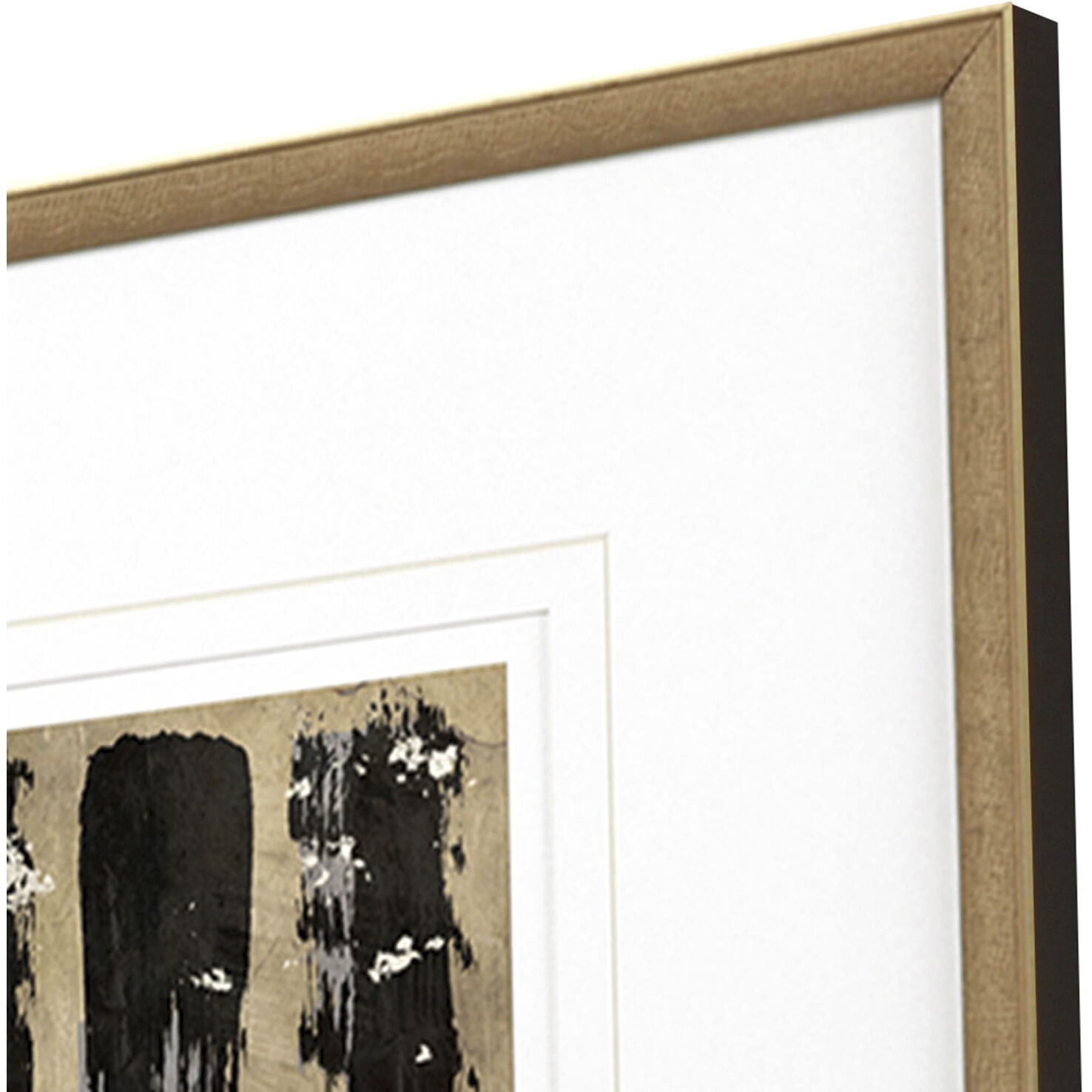 Grammercy Brown and Beige and Black Framed Art