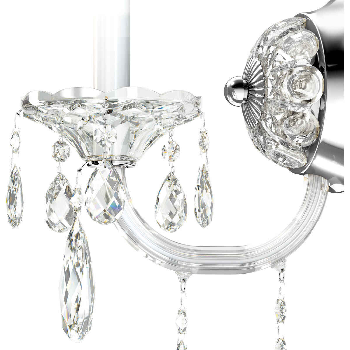 Sterling 1 Light 8 inch Silver Wall Sconce Wall Light in Spectra