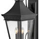 Heritage Chapel Hill LED 40 inch Museum Black Outdoor Wall Mount Lantern