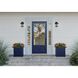 Wish LED LED 13 inch Textured Black Outdoor Wall Lantern, Medium, Progress LED