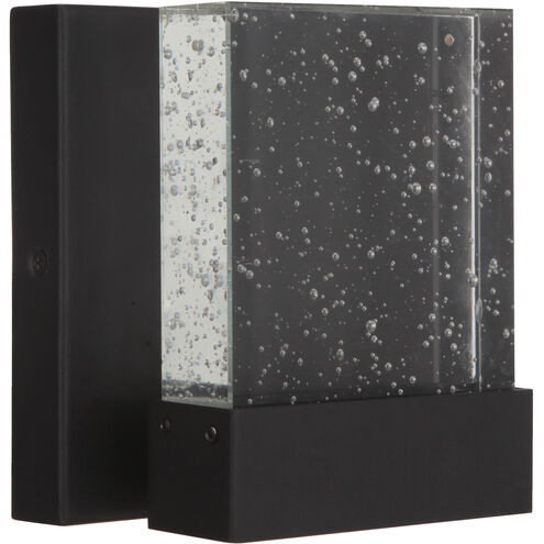 Aria II LED 6 inch Textured Black Outdoor Wall Mount in Textured Matte Black, Small