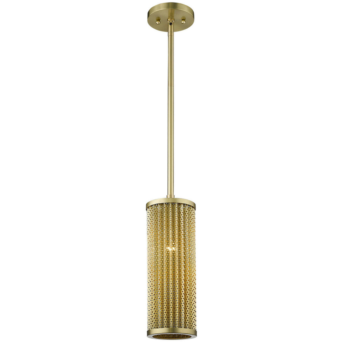 Basetti 1 Light 5 inch Gold Pendant Ceiling Light