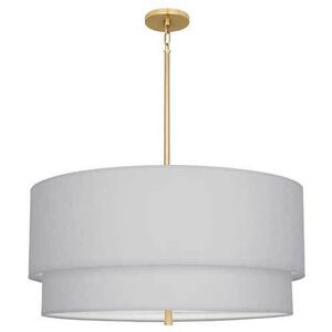 Decker 3 Light 30 inch Modern Brass Pendant Ceiling Light