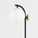 Faye 4.00 watt Aged Brass/Soft Black Portable Wall Sconce Wall Light