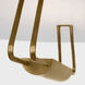 Kelly Wearstler Teline LED 30 inch Antique-Burnished Brass and Matte White Round Chandelier Ceiling Light