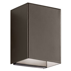 Walden LED 7 inch Architectural Bronze Outdoor Wall, Small