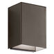 Walden LED 7 inch Architectural Bronze Outdoor Wall, Small