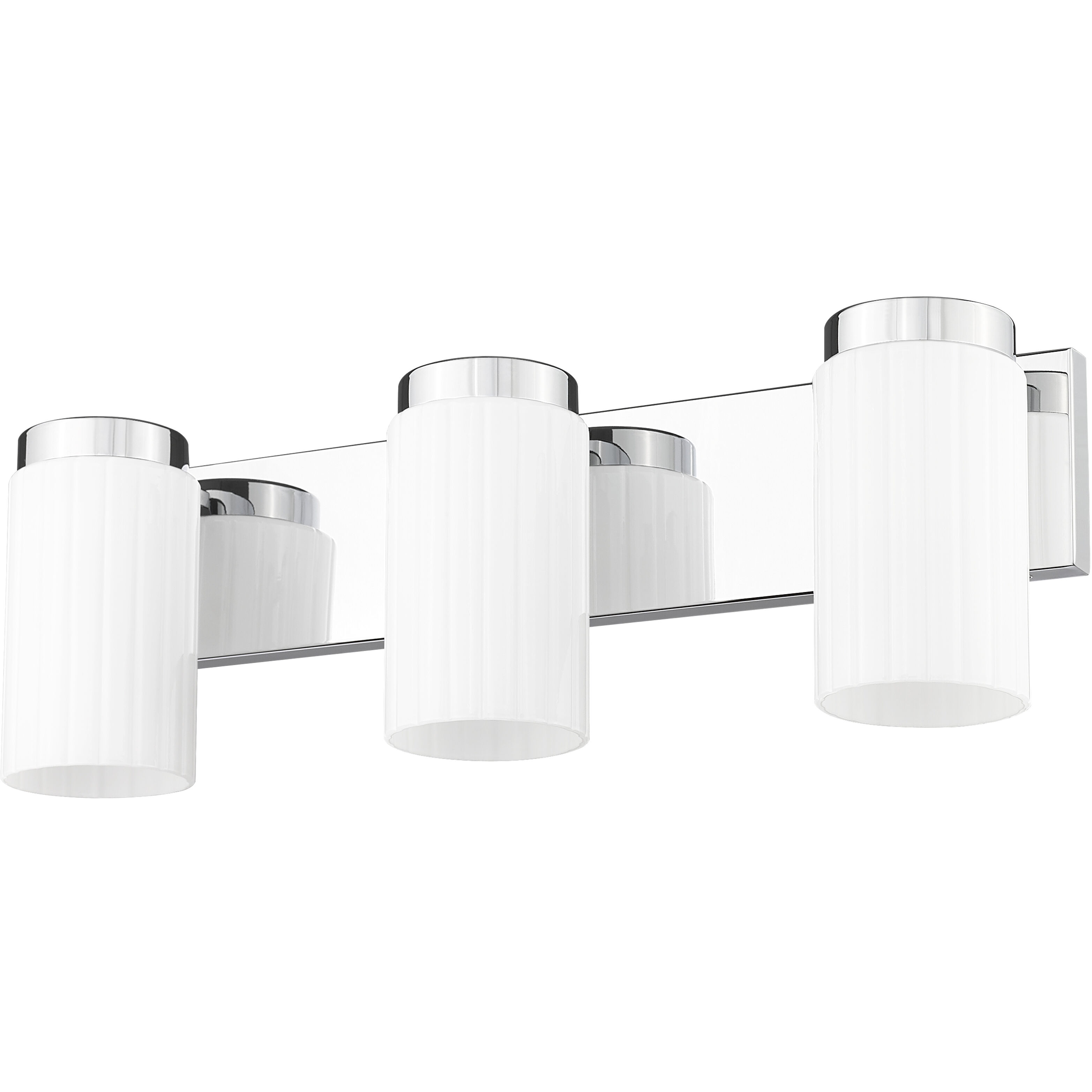 Burk 3 Light 22.5 inch Chrome Bath Vanity Light Wall Light