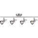 Madison 4 Light Brushed Nickel Track Ceiling Light