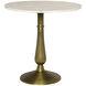 Alida 30 X 30 inch Antique Brass Side Table