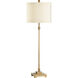 MarketPlace 33 inch 100 watt Antique Brass Table Lamp Portable Light
