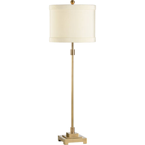 MarketPlace 33 inch 100 watt Antique Brass Table Lamp Portable Light