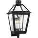 C&M by Chapman & Myers Hyannis 3 Light 10.50 inch Outdoor Wall Light