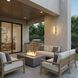 Geode 3 Light 21.5 inch Satin Brushed Gold Outdoor Wall Light
