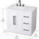 Chase 36 X 34 inch White Bathroom Vanity Cabinet