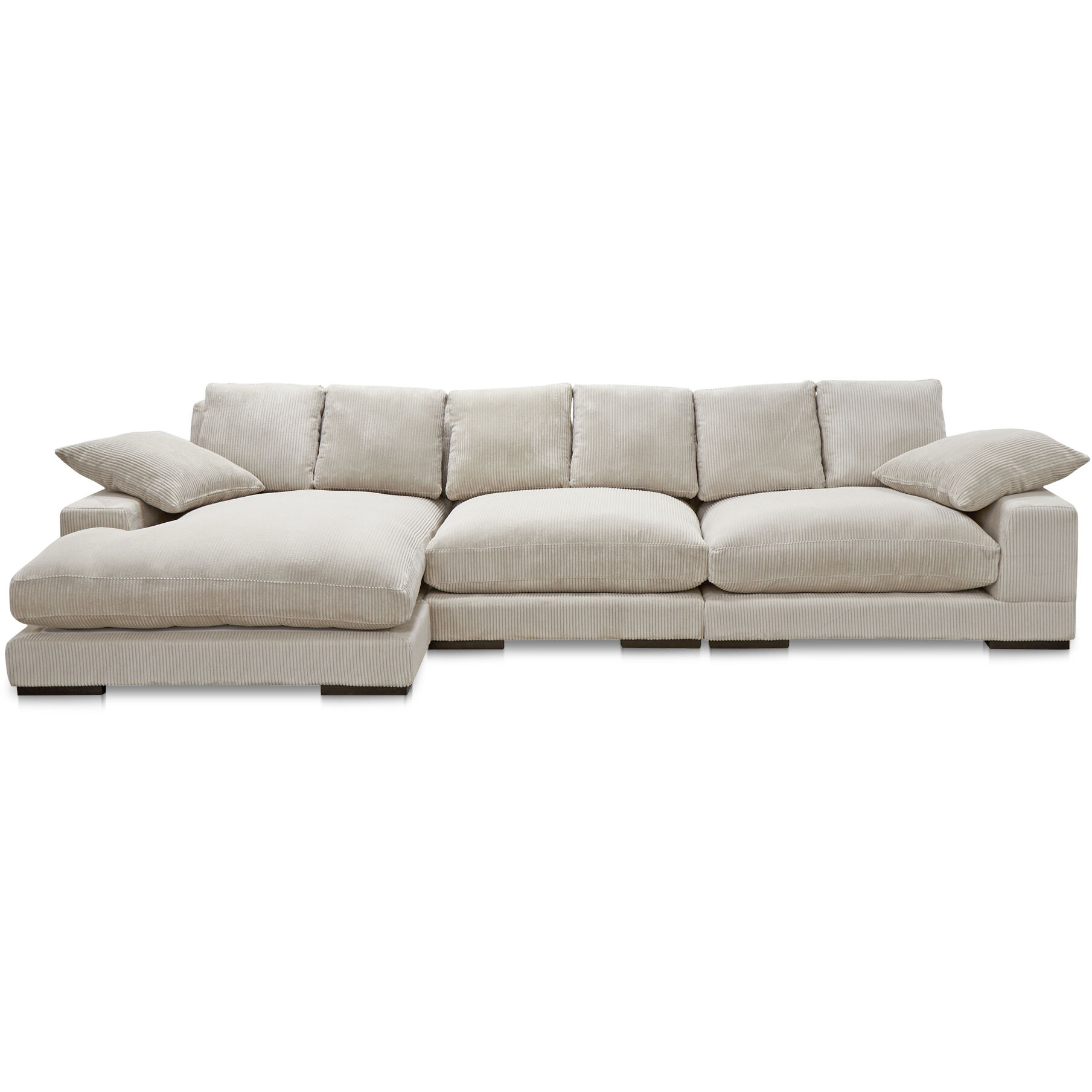 Plunge Brown Sectional, Large