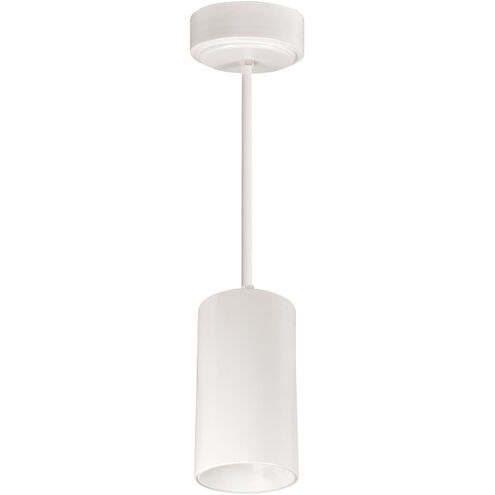 iLENE White with White Stem Mount Mini Cylinder Ceiling Light