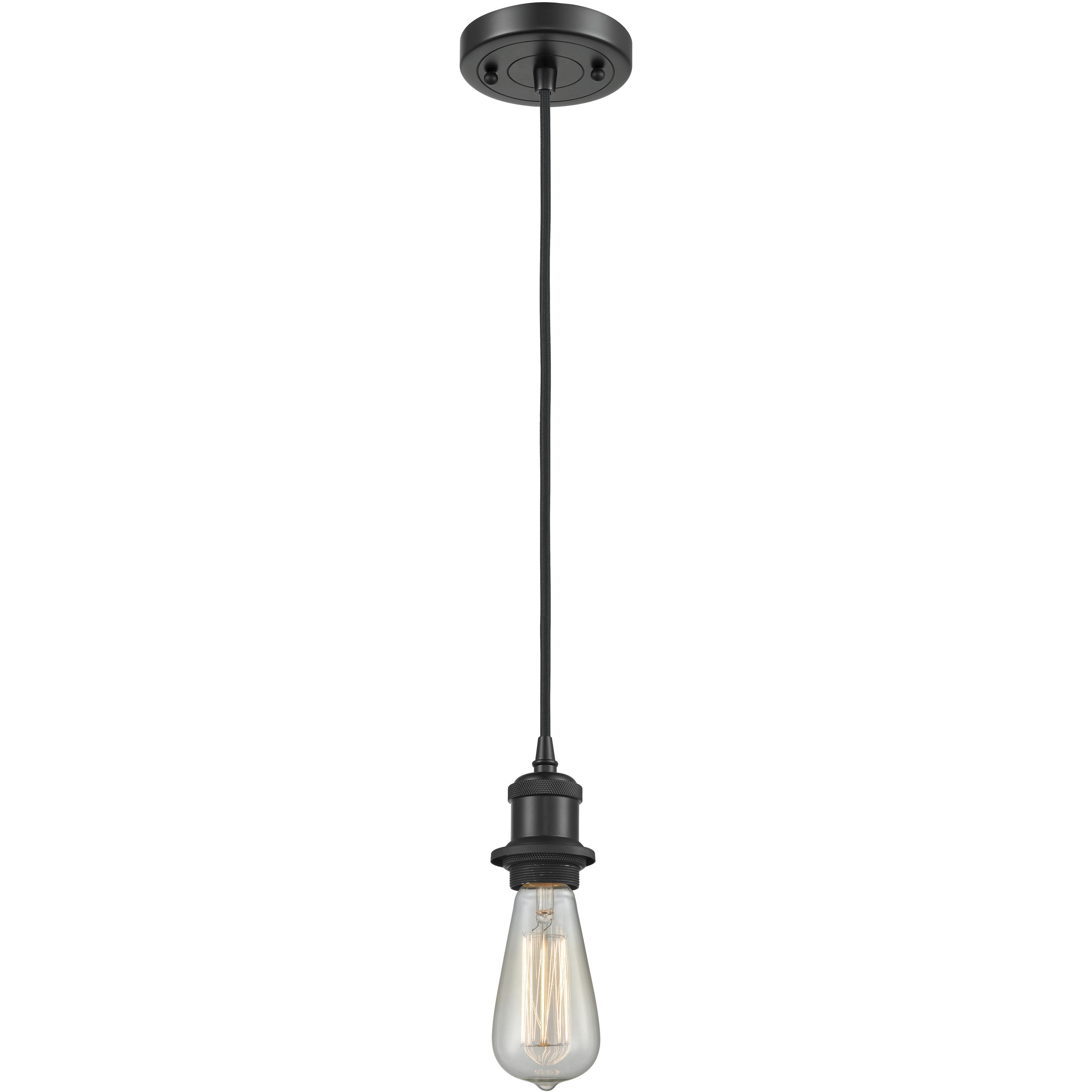 Paladin 1 Light 7.13 inch Matte Black Mini Pendant Ceiling Light