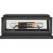 Estate Series Max 2 Light 12 inch Black Outdoor Pier Mount
