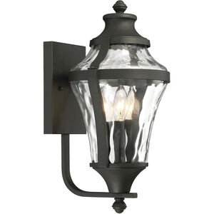 Libre 3 Light 17 inch Coal Outdoor Wall Lamp, Great Outdoors